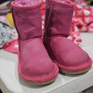 Cozy Pink Kids Boots